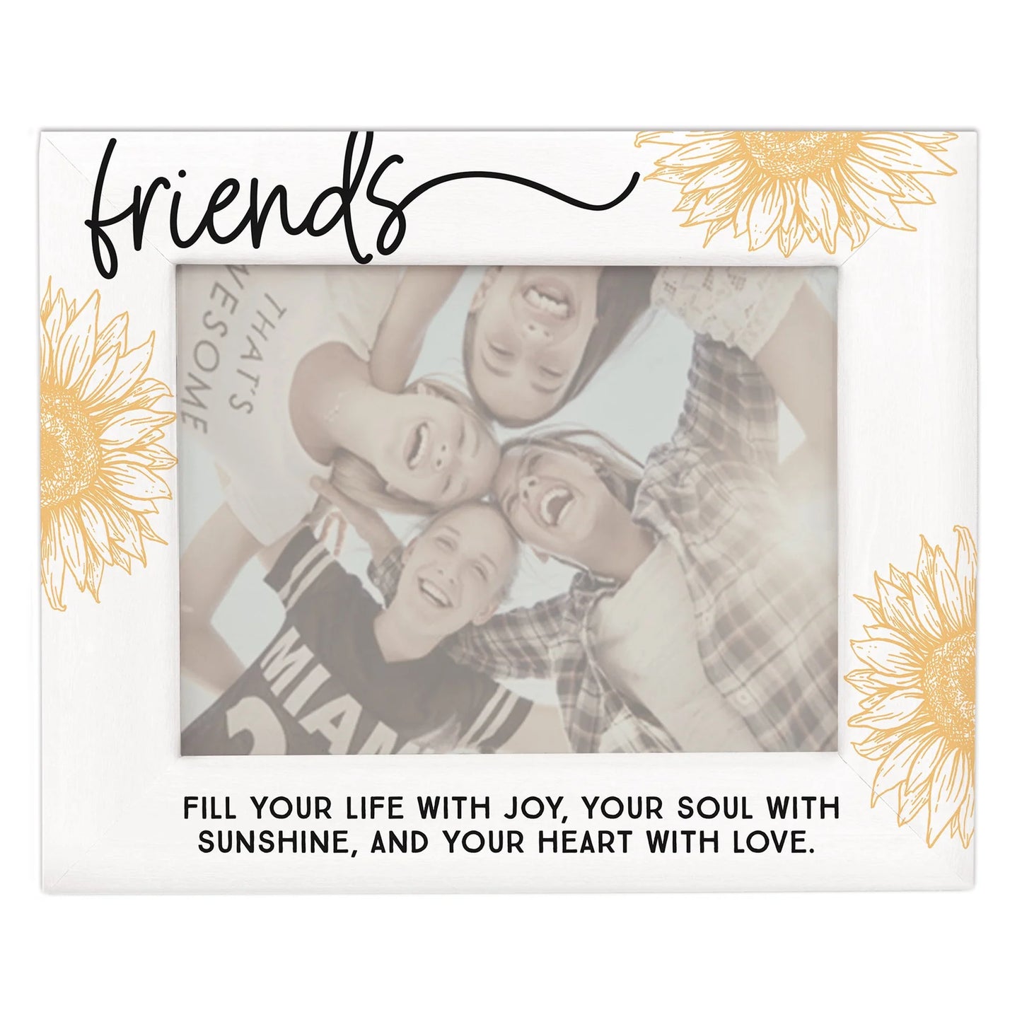 Friends Sunflowers Picture Frame