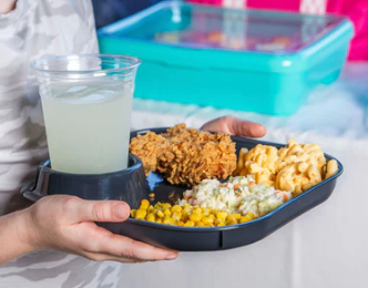 Charcoal Fancy Panz 10" Reusable Party Plate