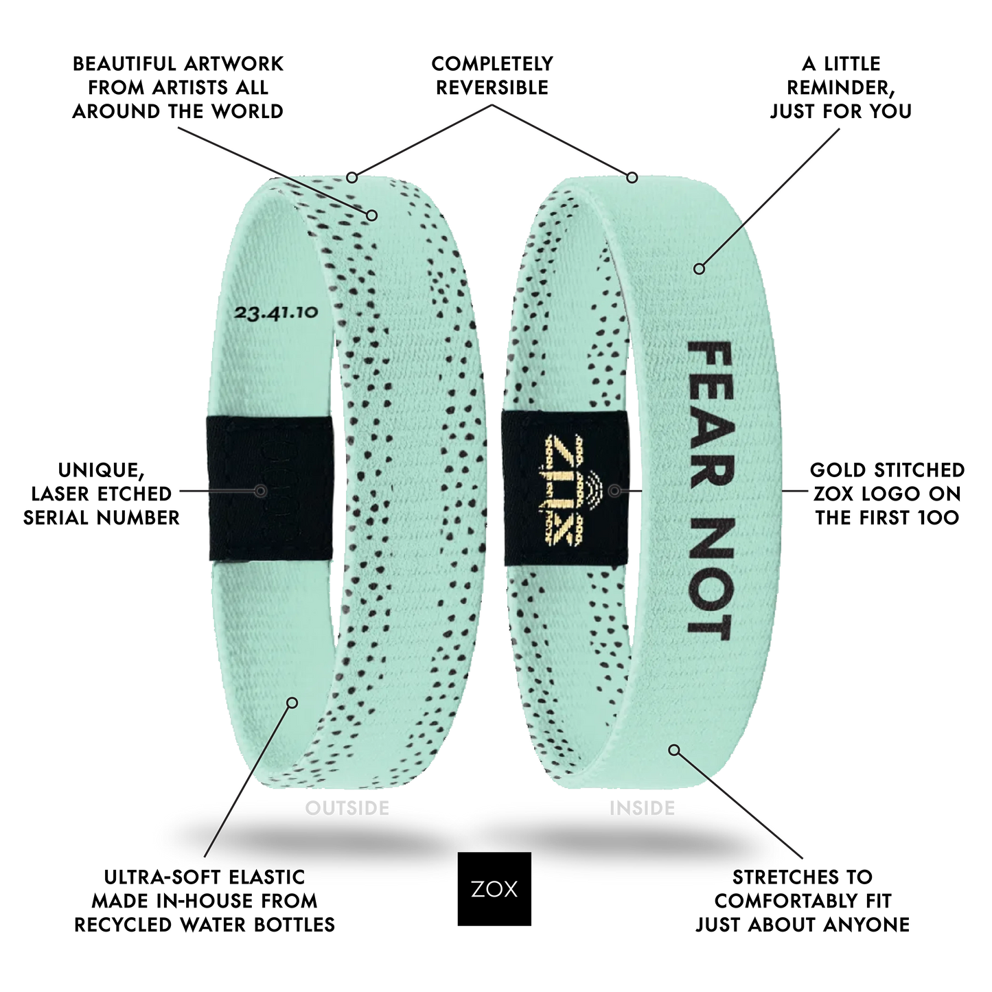 ZOX Fear Not Interactive Bracelet