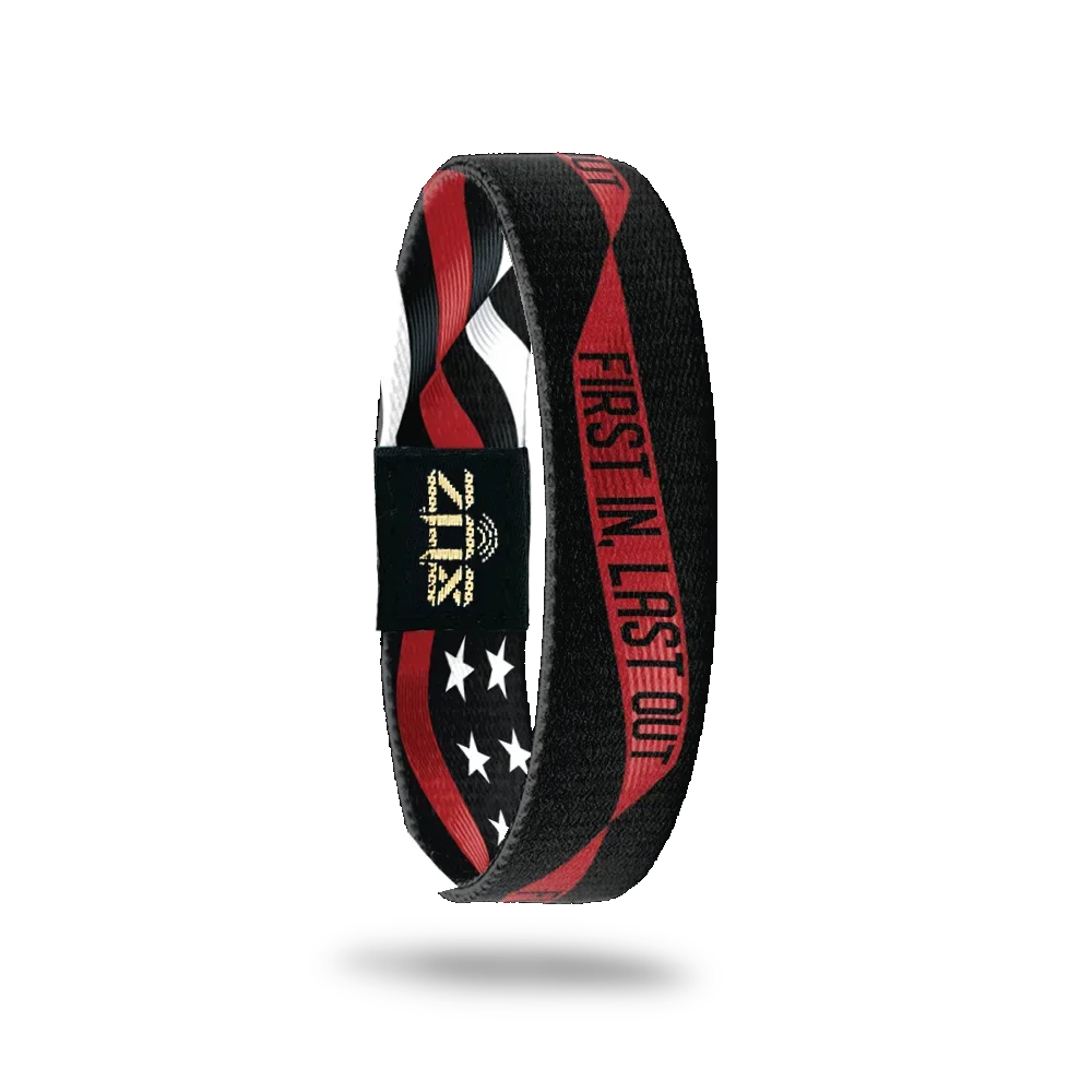 ZOX Red Line Firefighter Interactive Bracelet