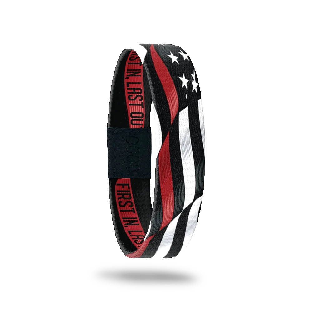 ZOX Red Line Firefighter Interactive Bracelet