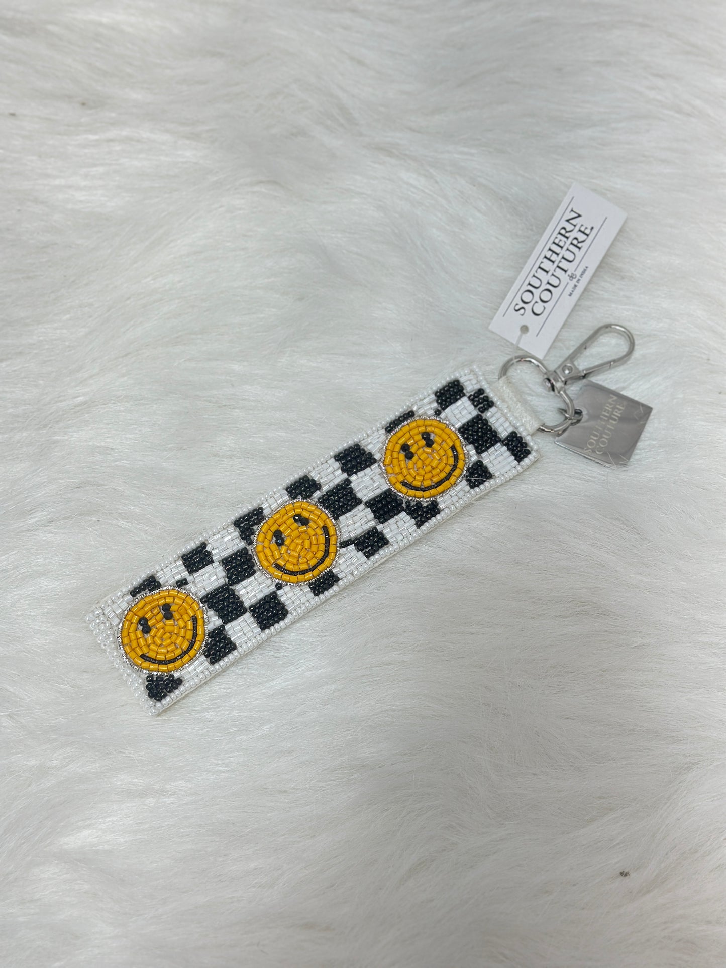 Southern Couture Beaded Keychain