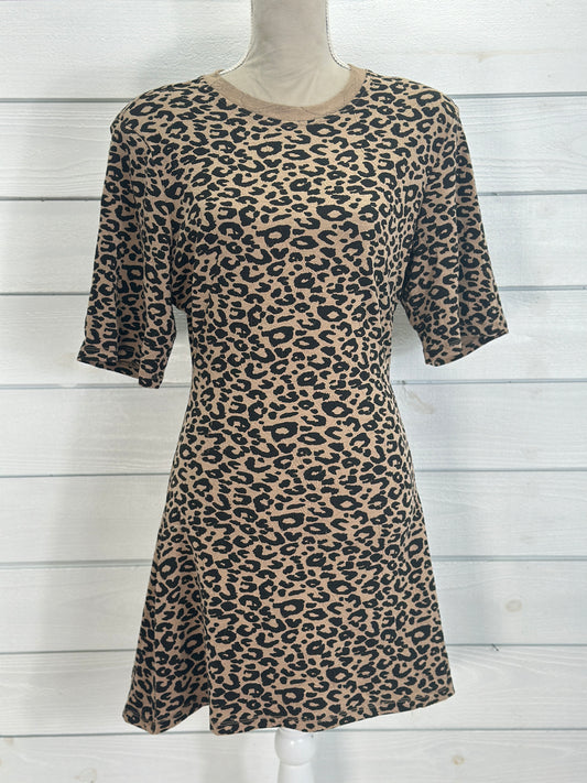 Leopard Form Fitted Dress