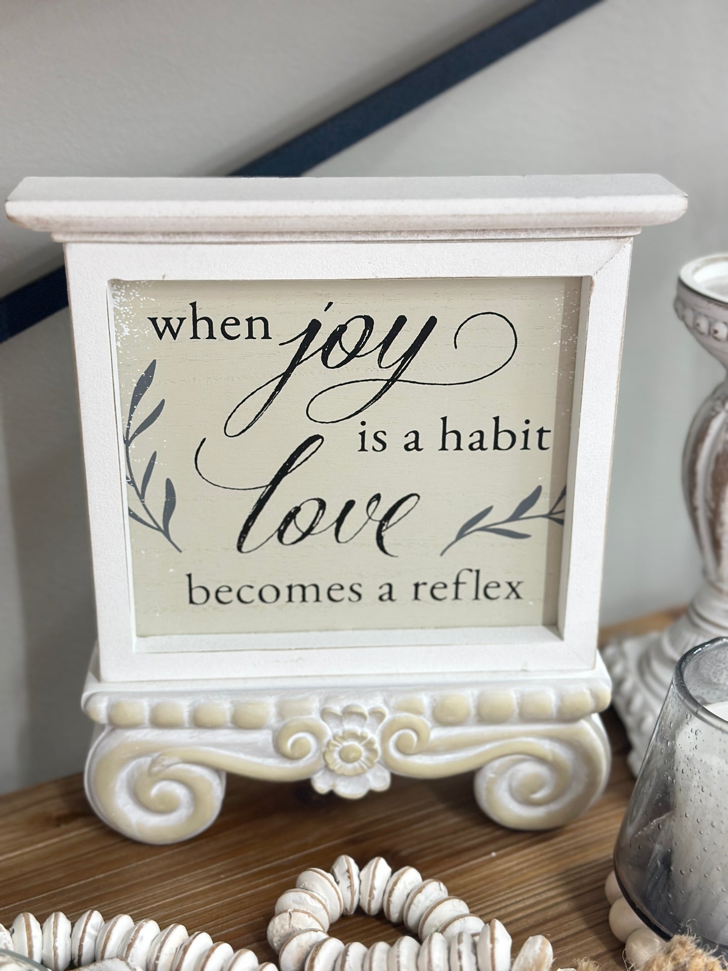 Wood Architectural Framed Sign