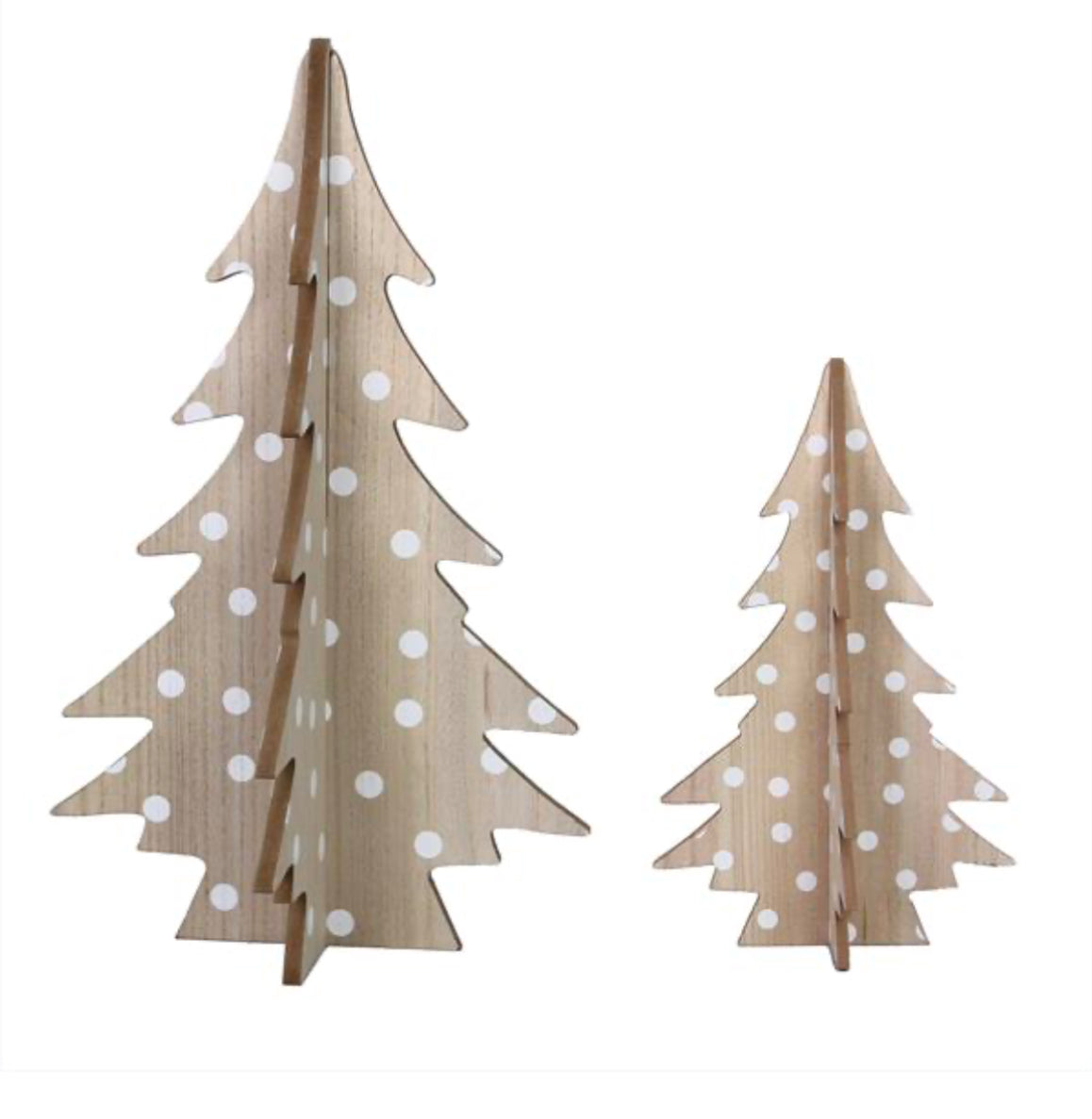 Wood Tabletop Tree Set