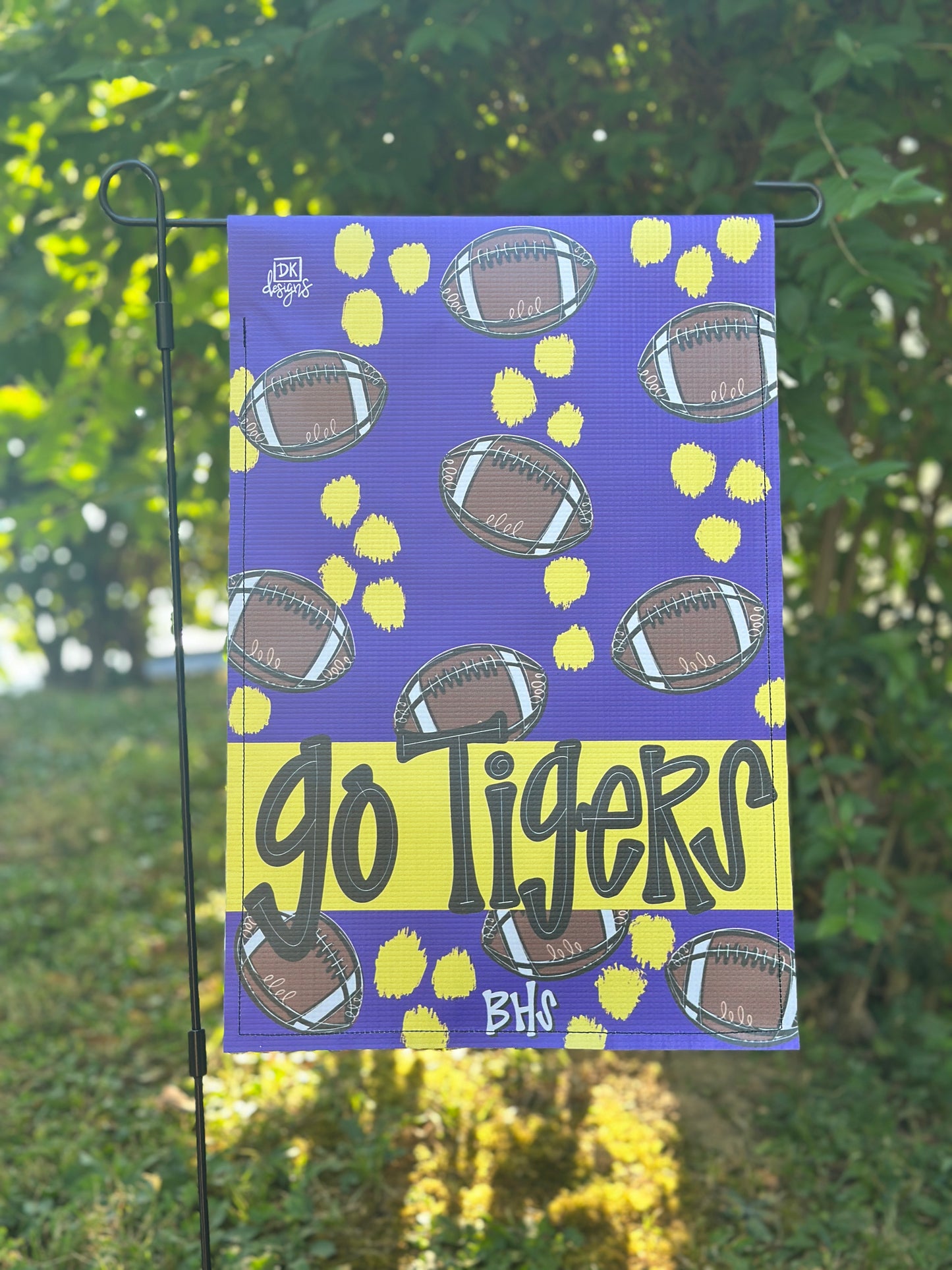 Local High School Football Team Garden Flags