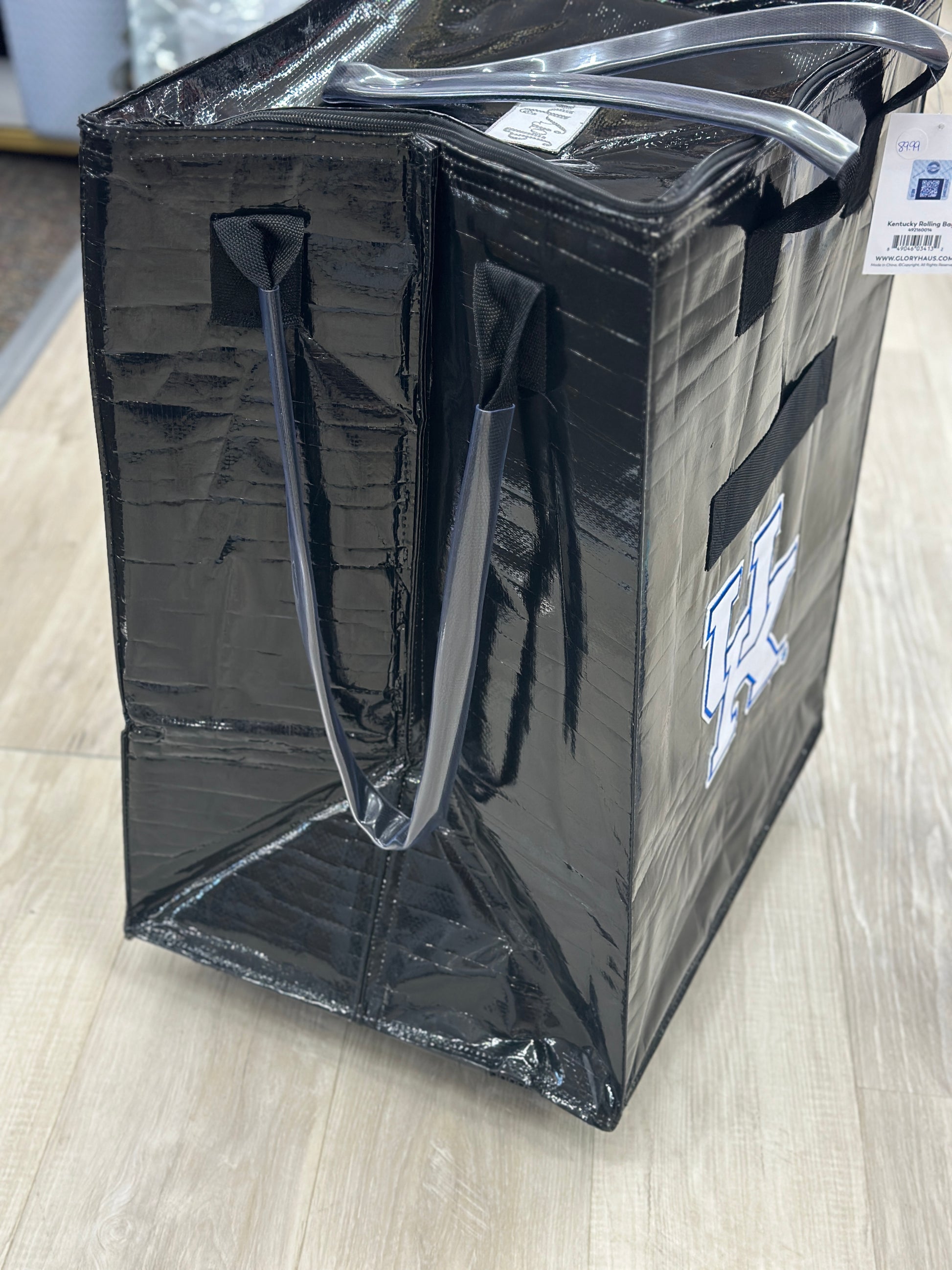 Black Kentucky Rolling Bag