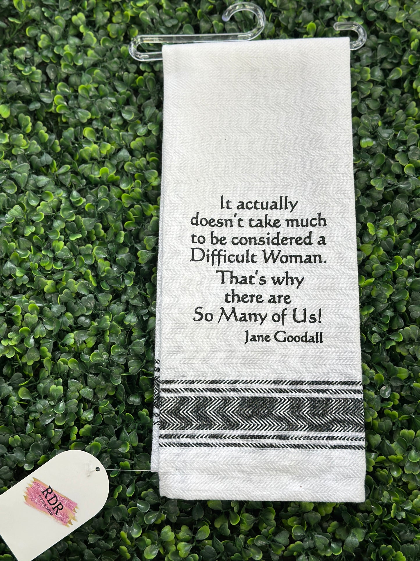 Difficult Women Wild Hare Tea Towels