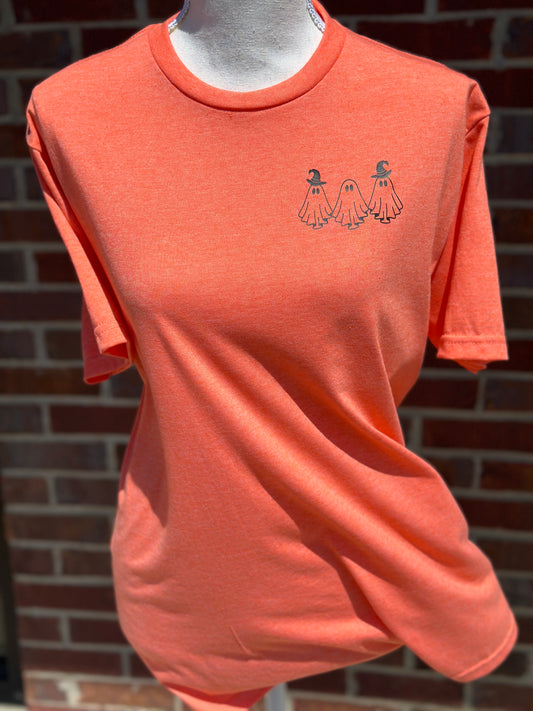 Spooky Mama Orange Halloween Tee