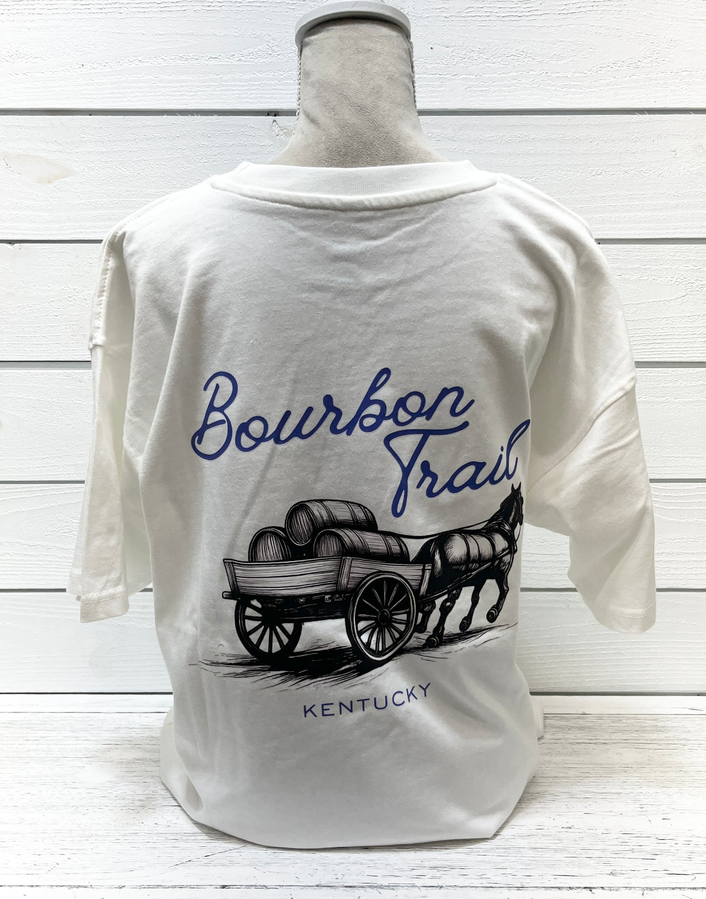 Southern Grace Bourbon Trail Tee Shirt- Vintage White