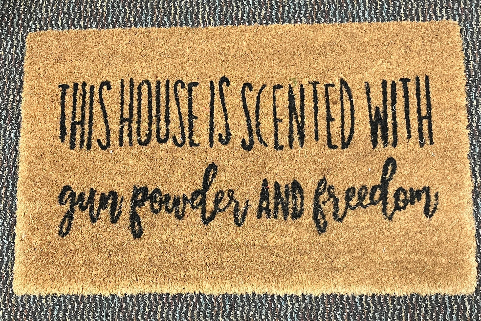 This Home…Gun Powder & Lead Doormat