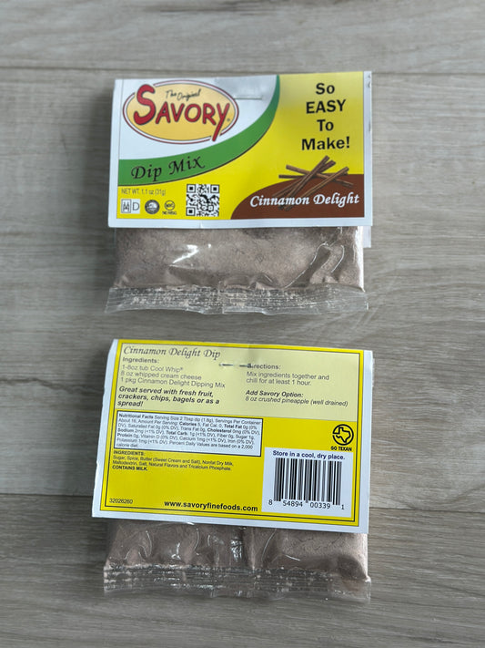 Savory Cinnamon Delight Dip Mix