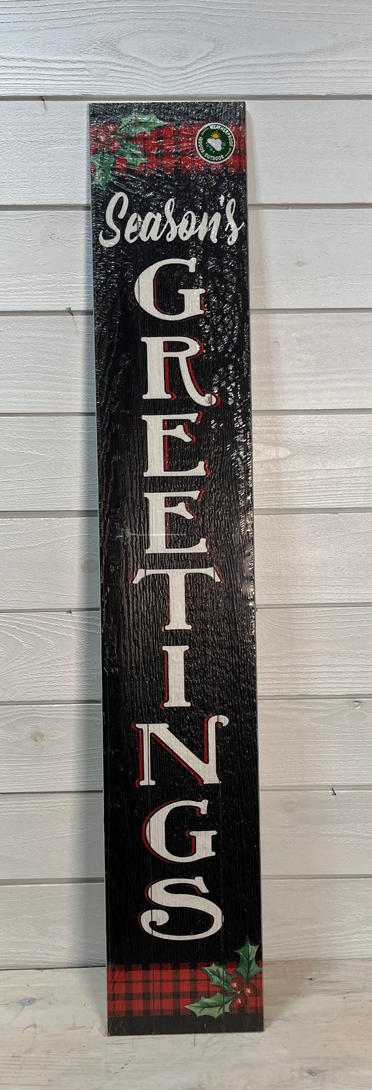 Season's Greetings Porch Board