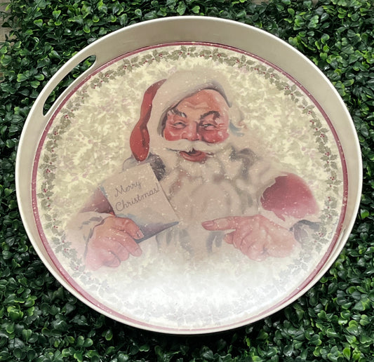 Round Santa Tray