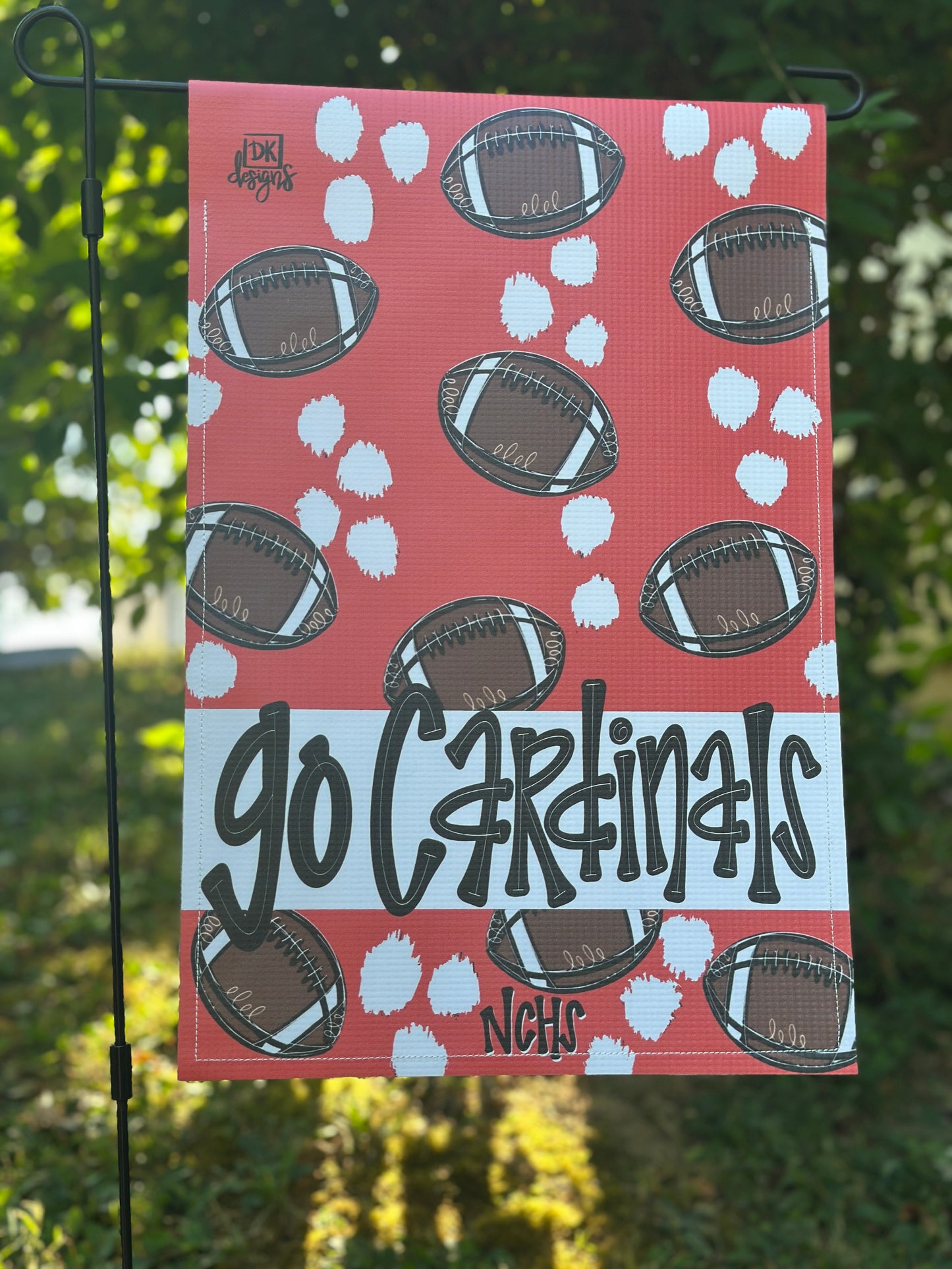 Local High School Football Team Garden Flags