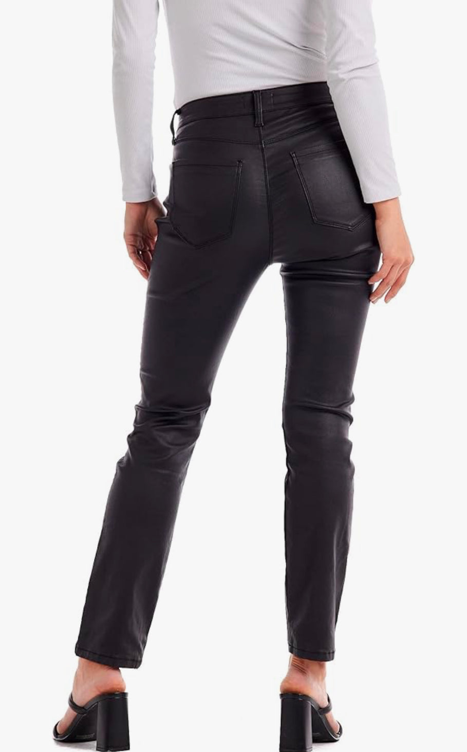 Mud Pie Krisa Coated Denim Pant