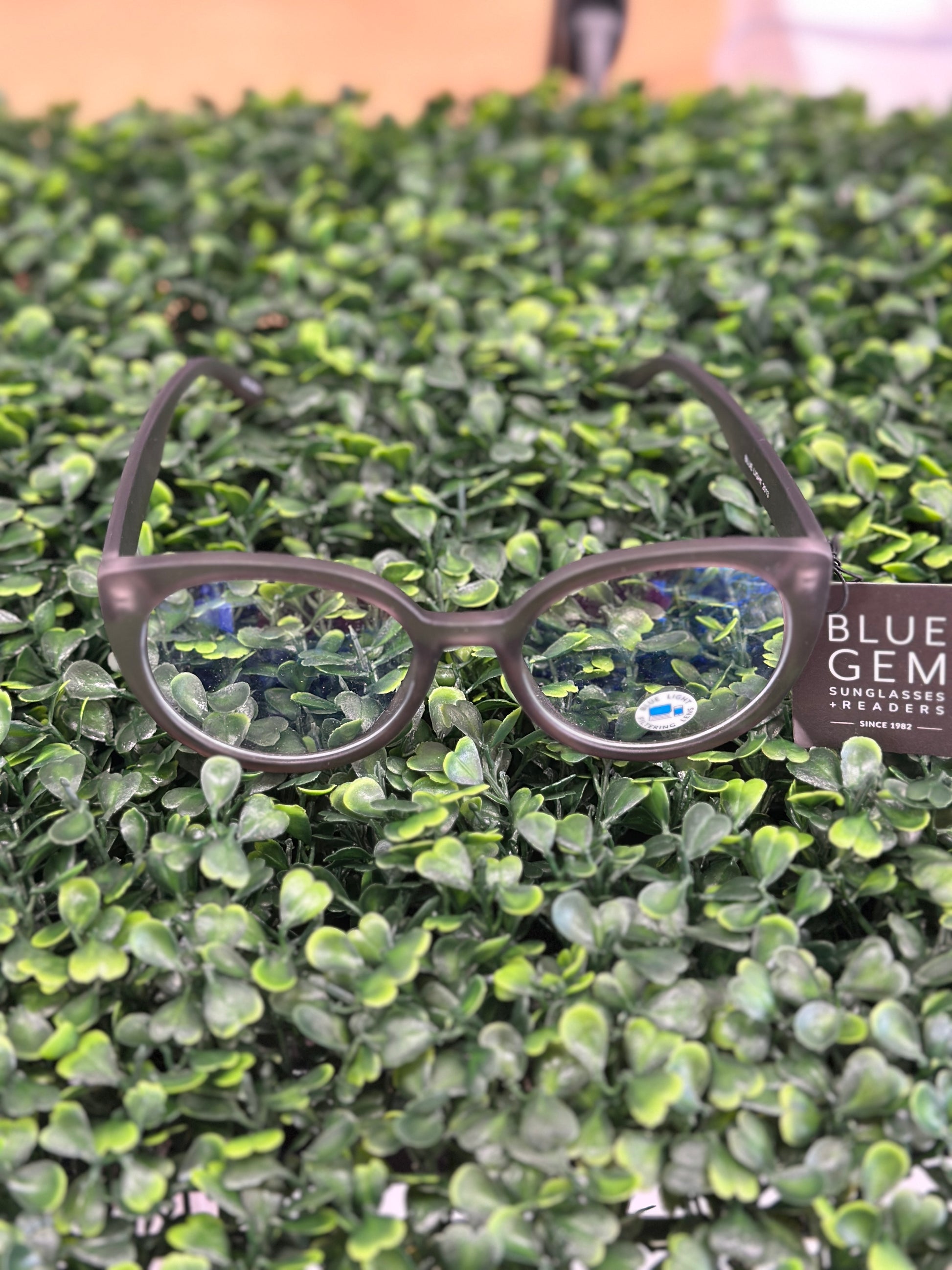 Blue Light Chunky Cat Eye Frames Style 2013