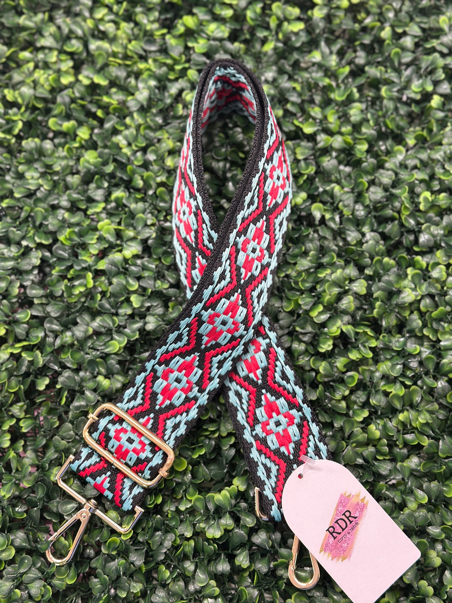 X Pattern Guitar Bag Strap