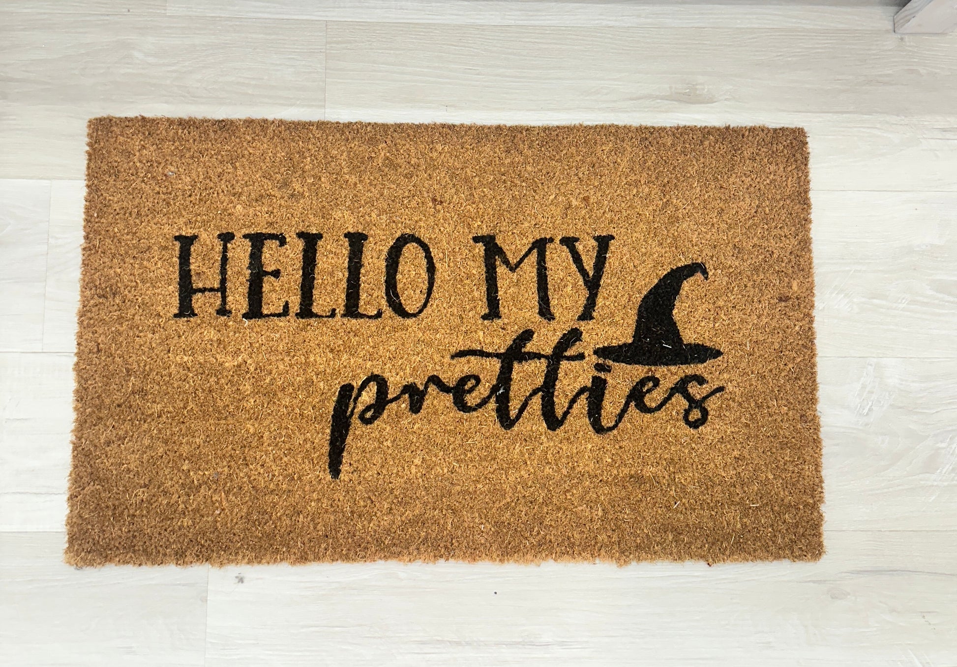 Hello My Pretties Halloween Doormat