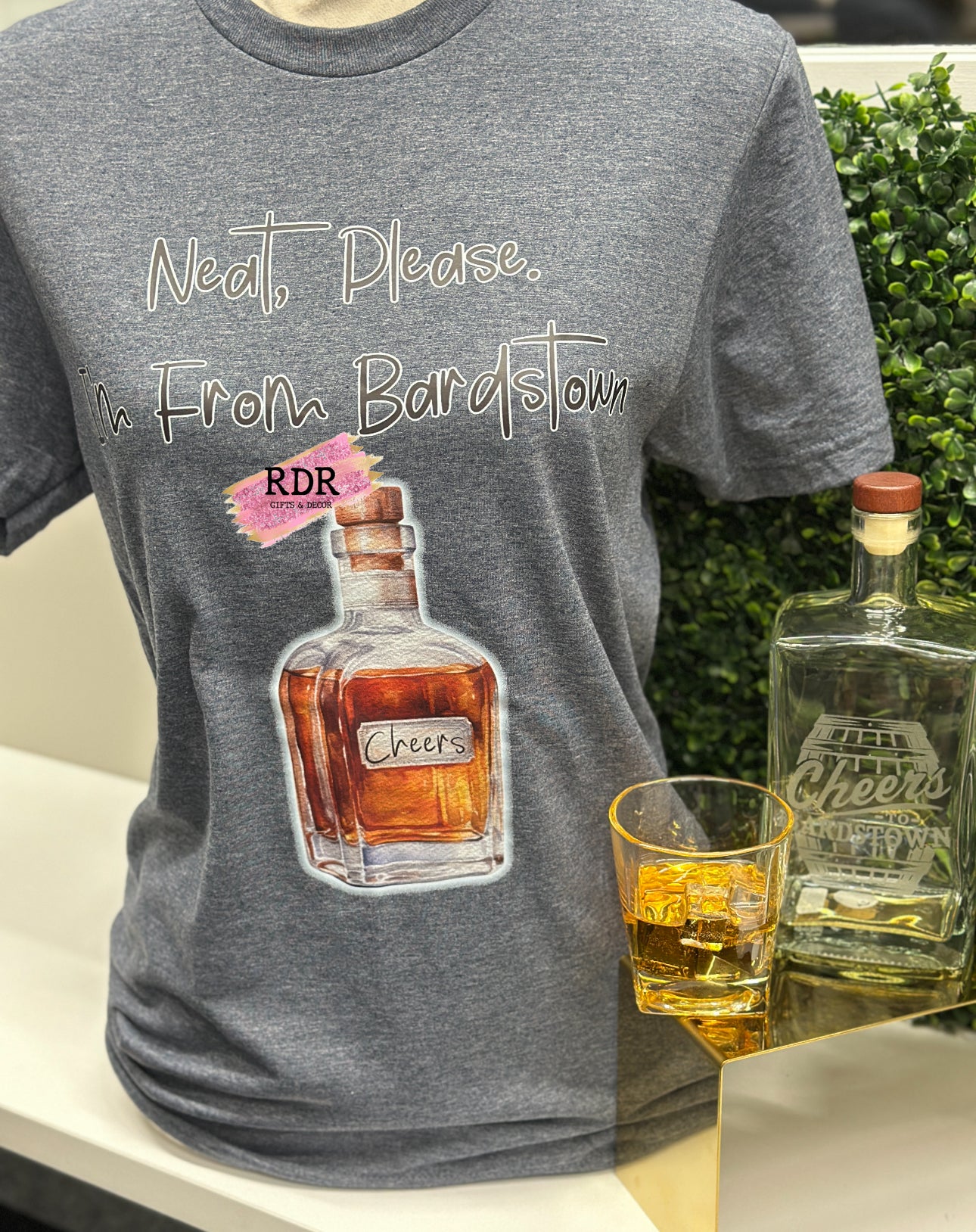 Exclusive Neat Please. Bardstown Tee - Heather Navy