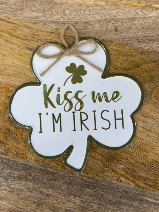 Metal Shamrock Wall Sign - St. Patrick’s Day