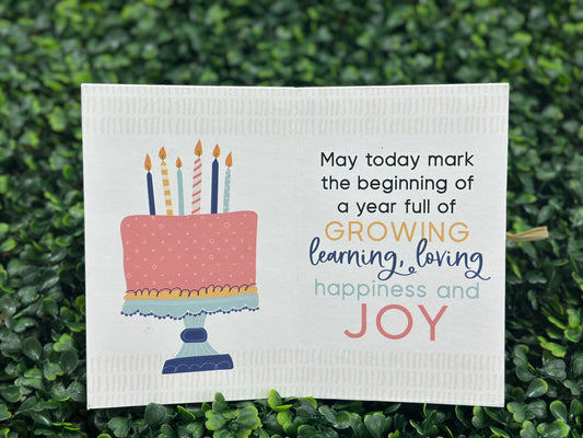 Be Celebrated Bi Fold Wood Card