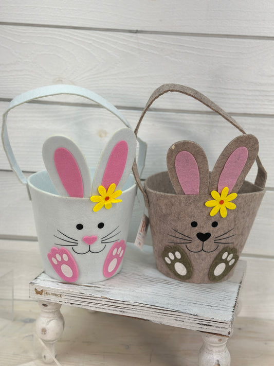 Felt Bunny Basket