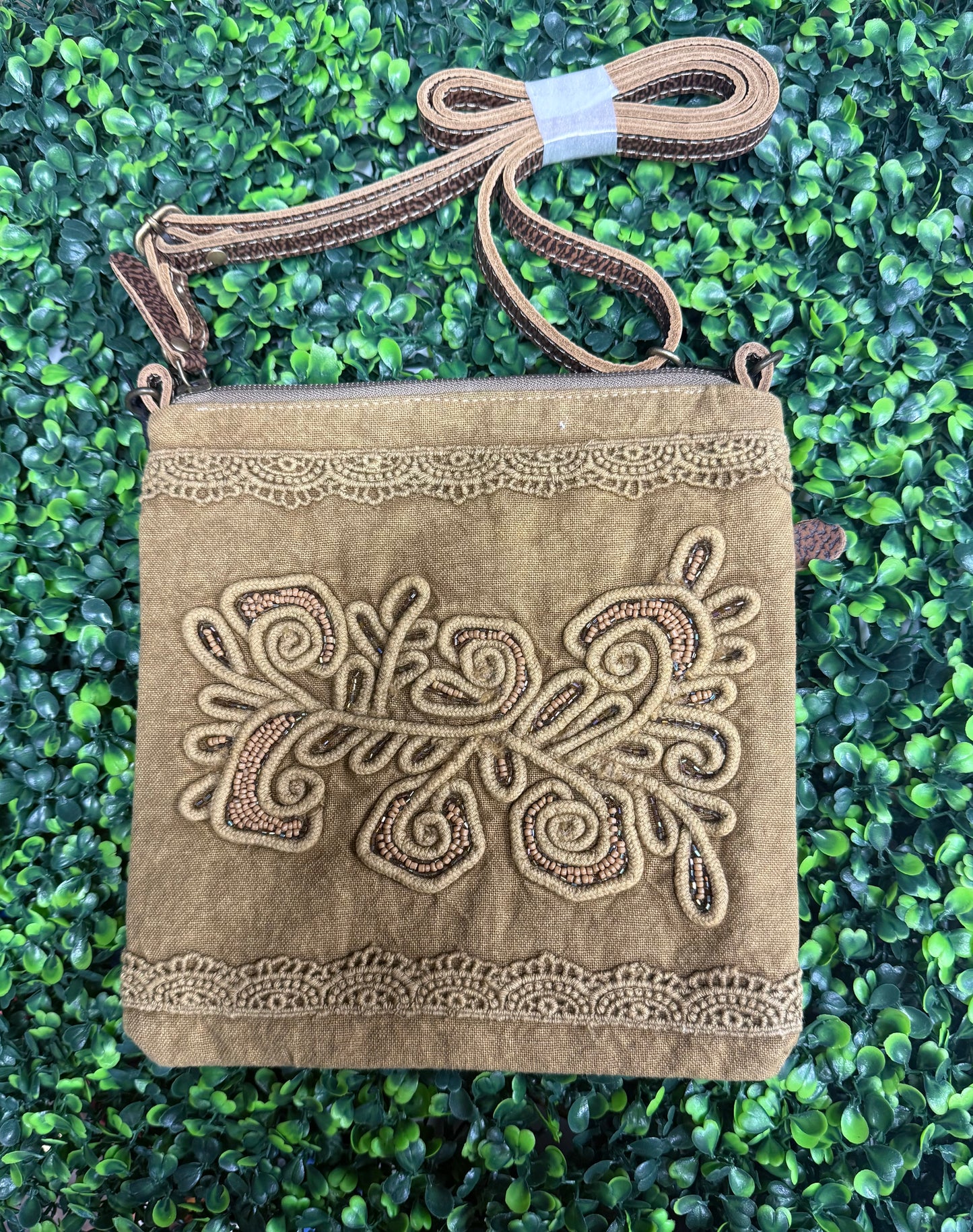 Mesa Beaded Beauty Crossbody Bag