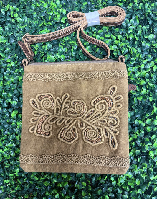 Mesa Beaded Beauty Crossbody Bag