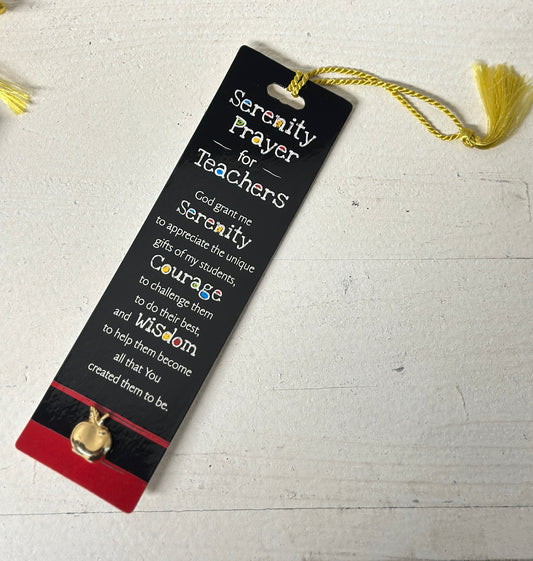 Serenity Prayer For Teachers Bookmark/Apple Pin