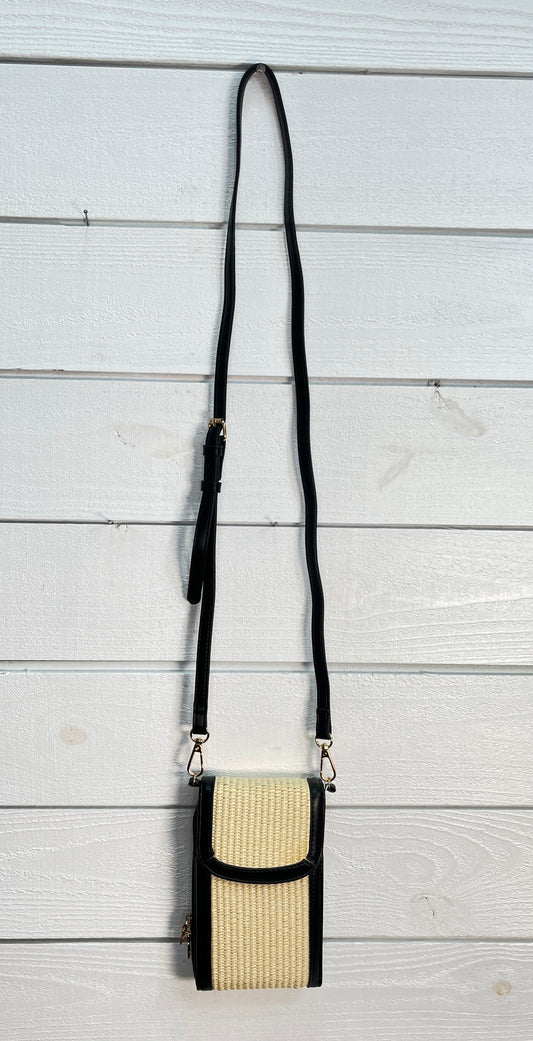 Jill Woven Rattan Crossbody Bag