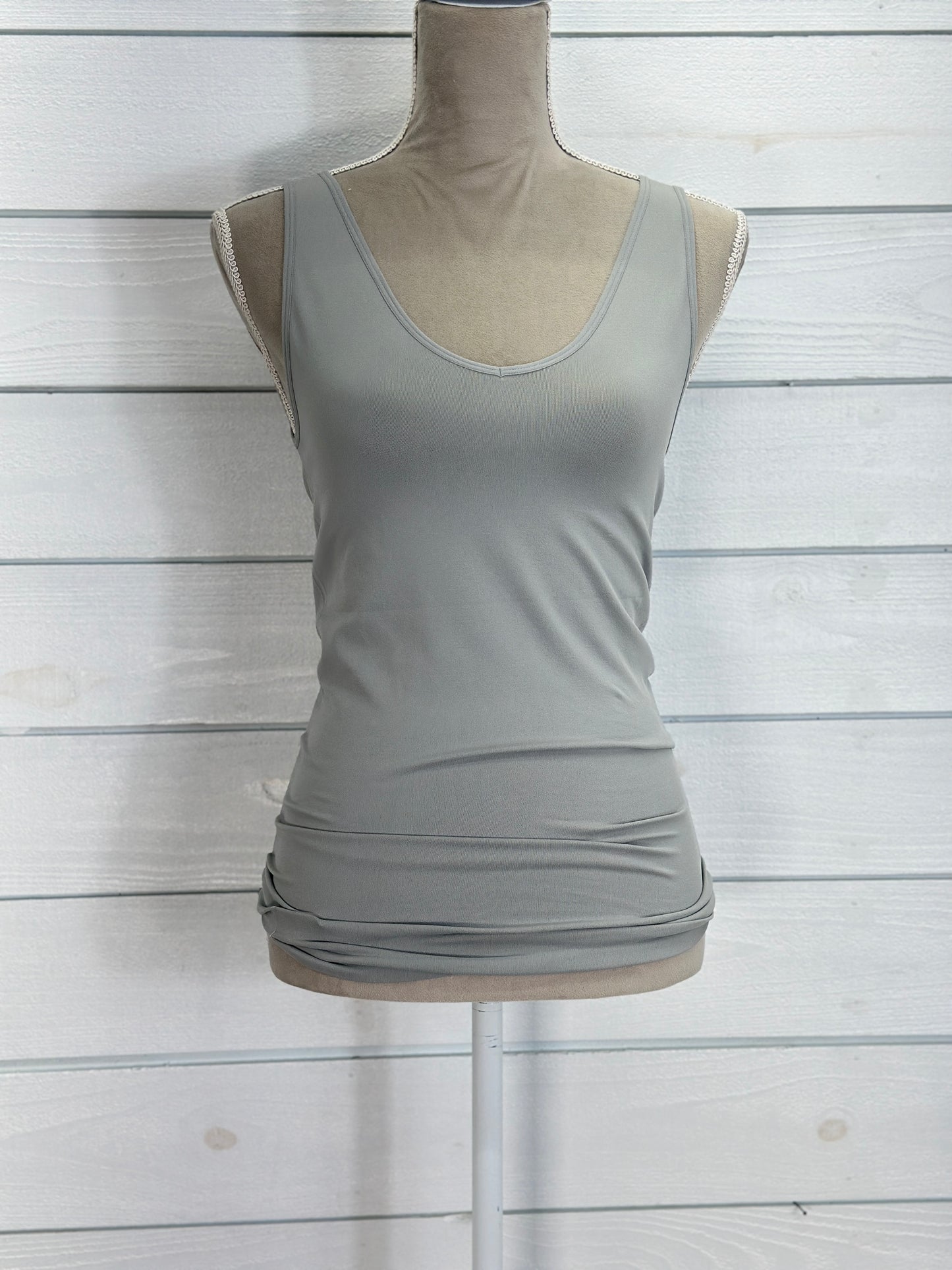 One Size 2- Way Tank - U-Neck / V-Neck