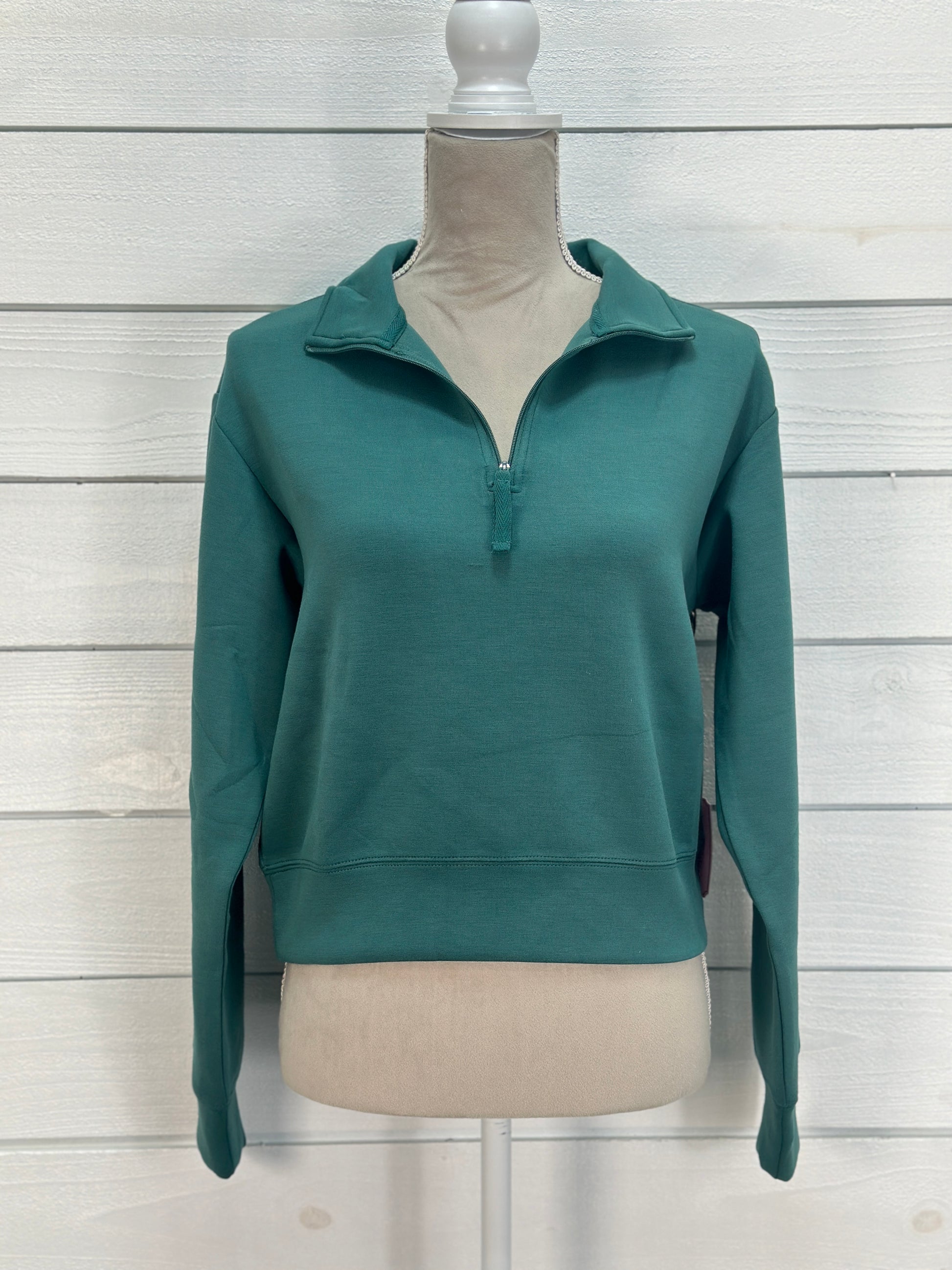 Simply Southern Jade Quarter Zip Pullover