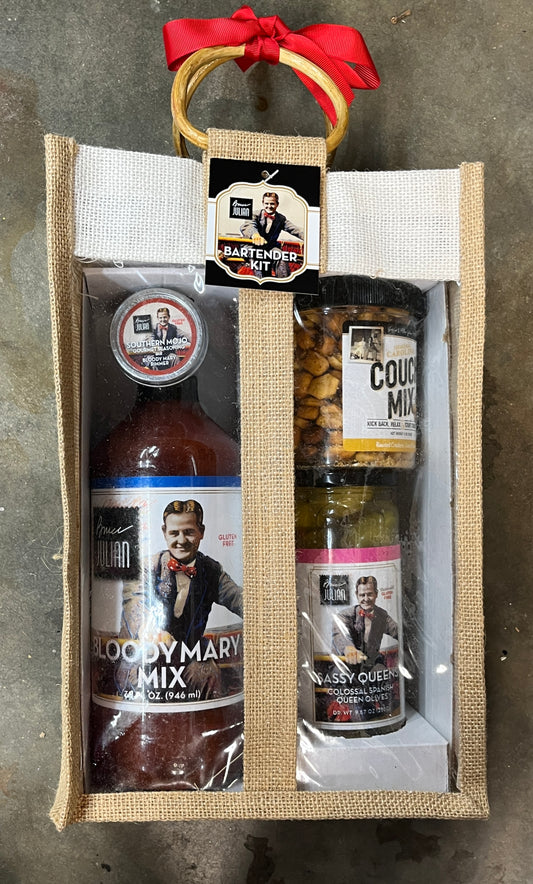 Bruce Julian Bartender Kit With Sassy Queen Olives