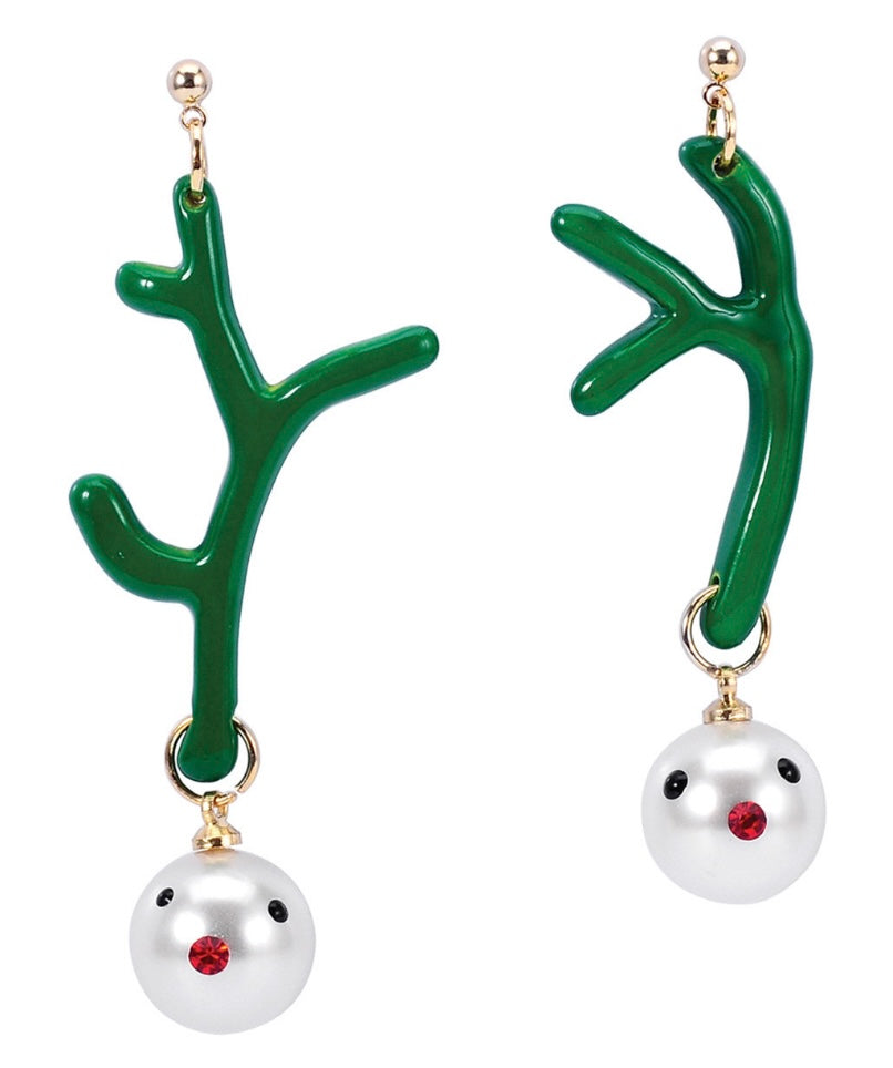 Reindeer Antler Earrings