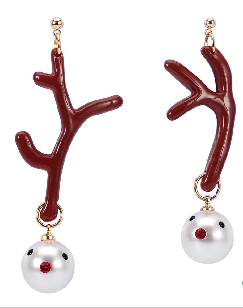 Reindeer Antler Earrings