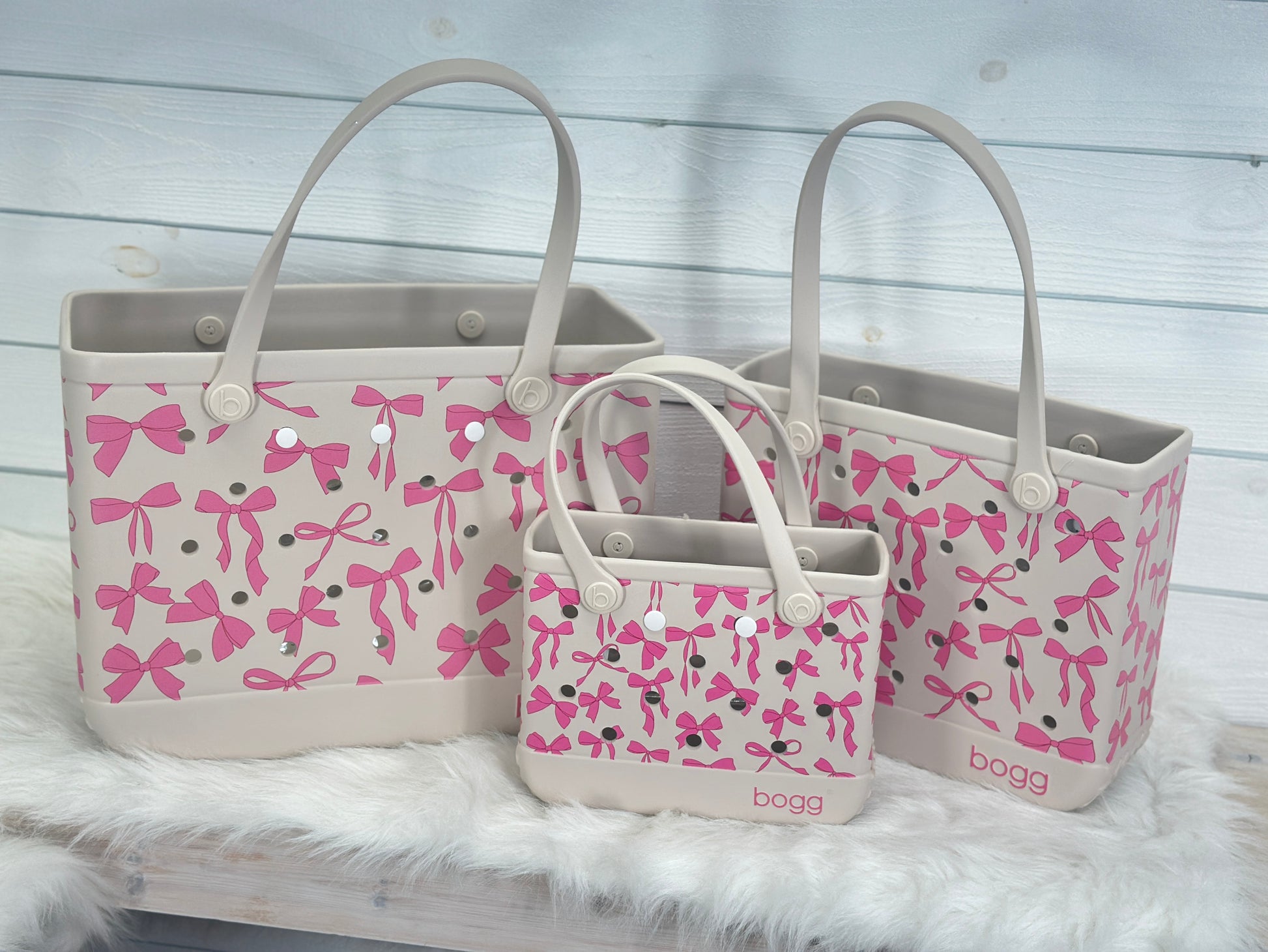 Ribbon Rose Bogg Bag Collection