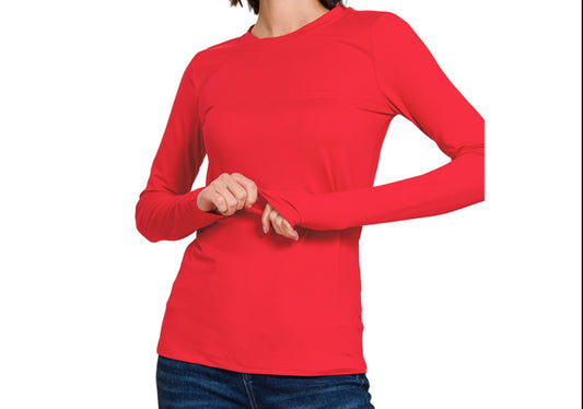 Red Long Sleeve Shirt