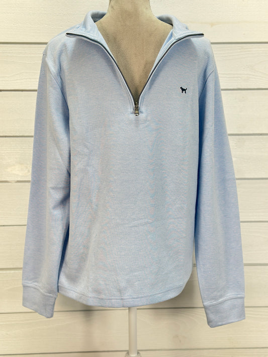 Simply Southern Men's Light Blue Quarter Zip Pull Over