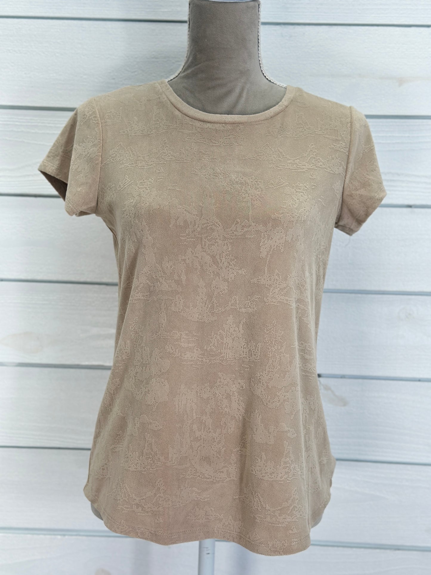 Basic Textured Tee Top