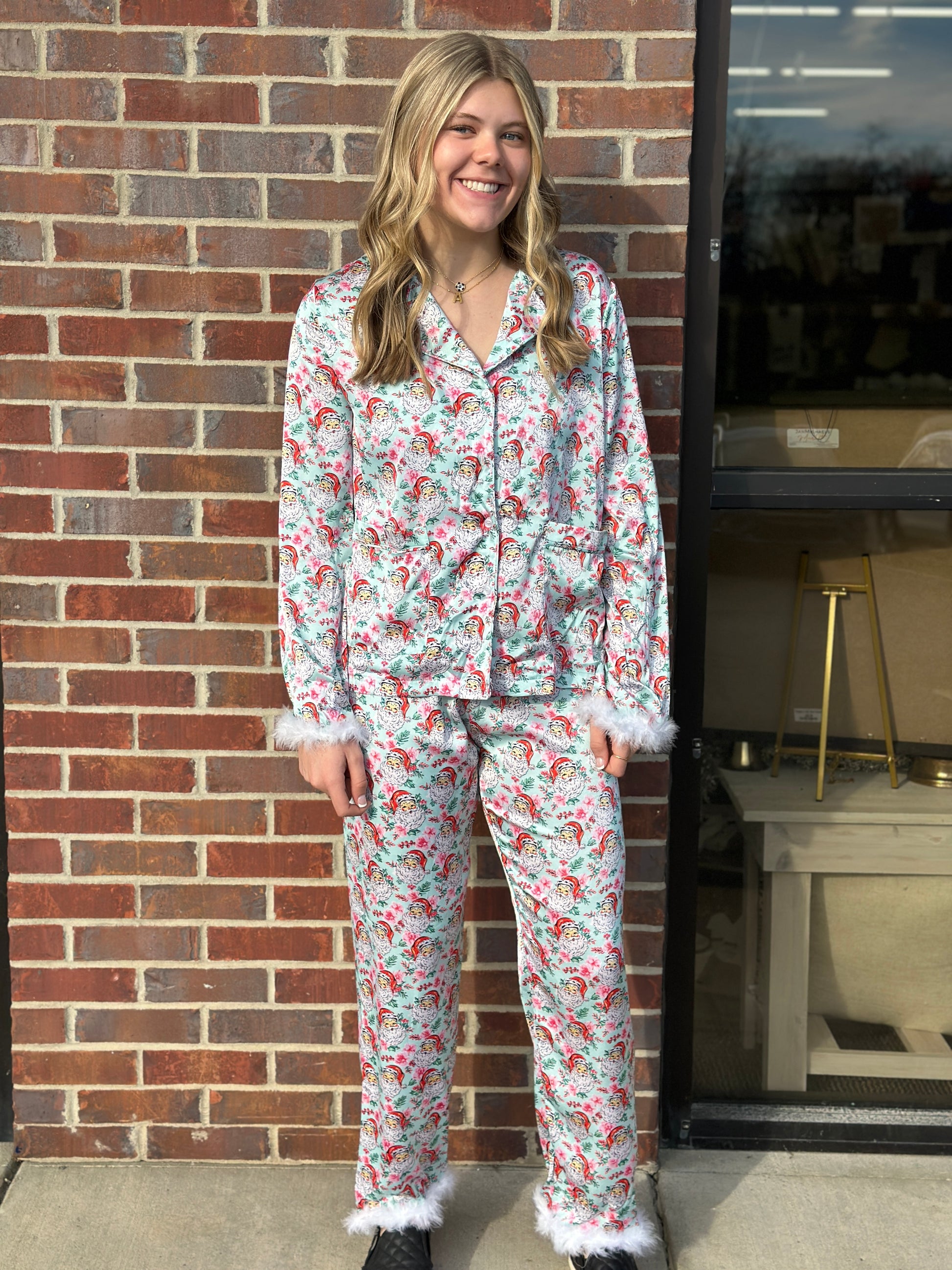 Simply Southern Santa Pajama Set