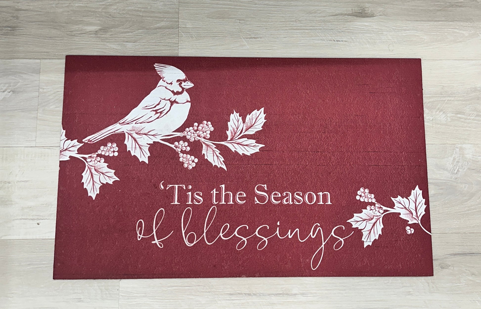 Rubber Christmas Mat