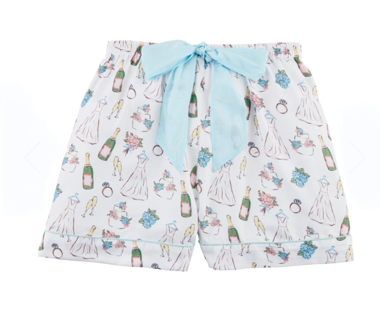 Mud Pie Bride Pajama Shorts