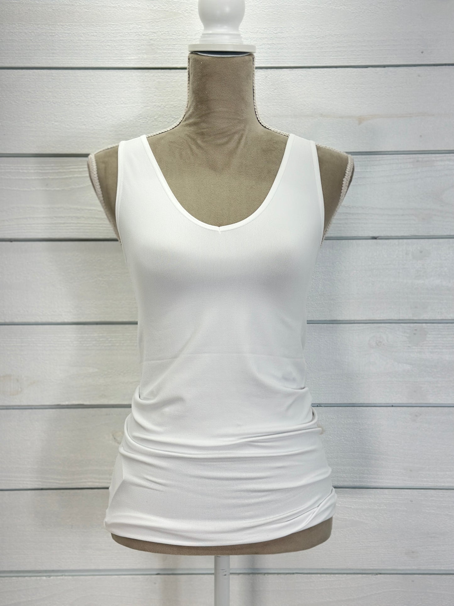 One Size 2- Way Tank - U-Neck / V-Neck