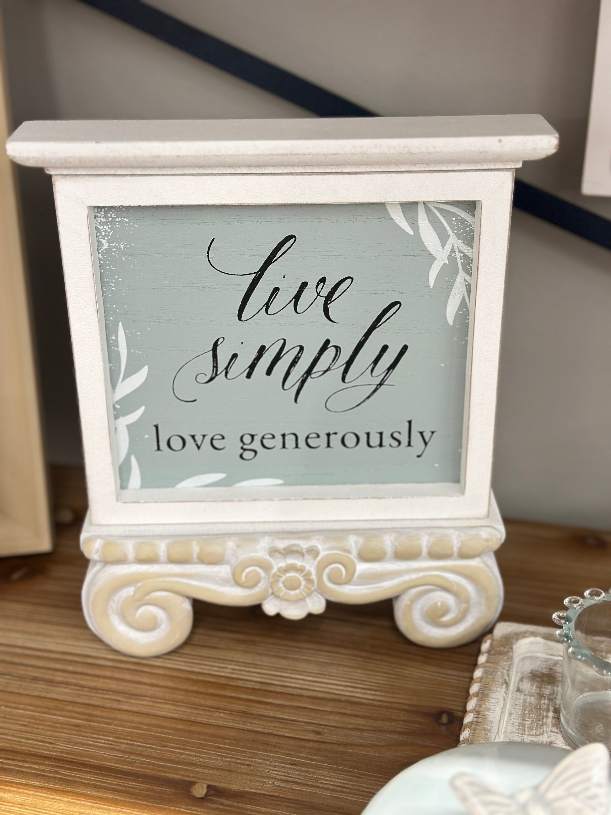 Wood Architectural Framed Sign