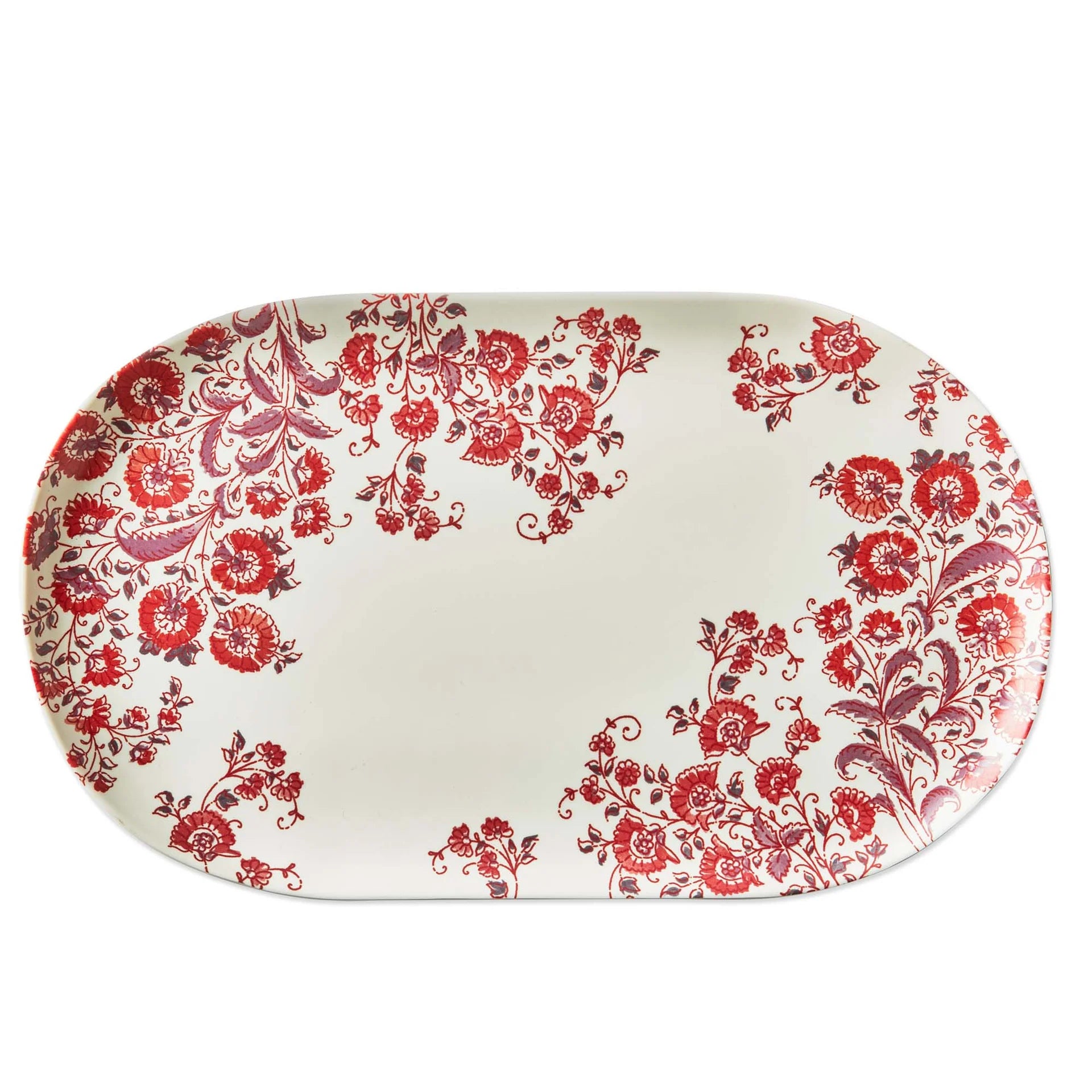 Jasmine Melamine Rectangle Platter