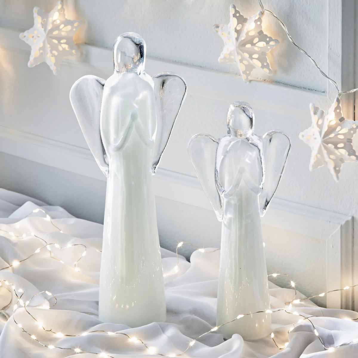 Glass Angel Table Decor
