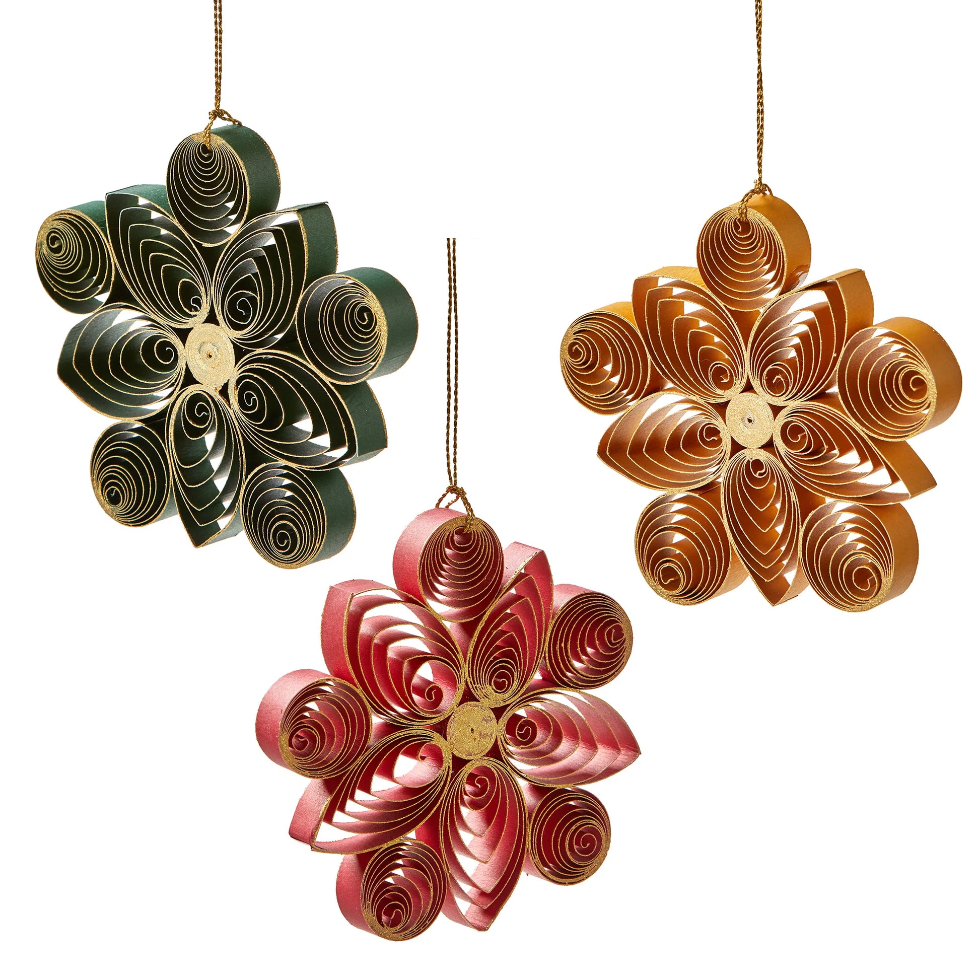 Snowflake Quilled Paper Decor Ornament
