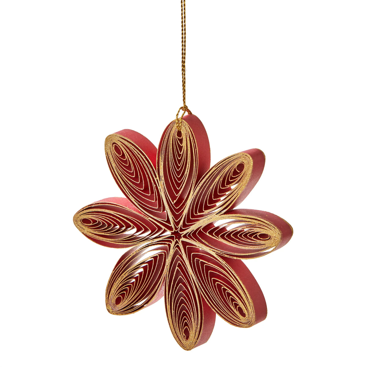 Floral Quilled Paper Decor Ornament
