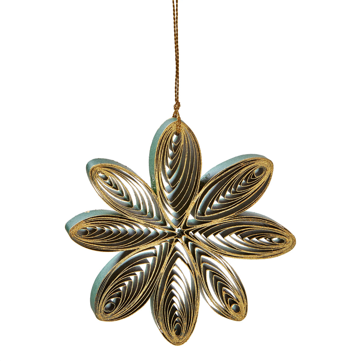 Floral Quilled Paper Decor Ornament